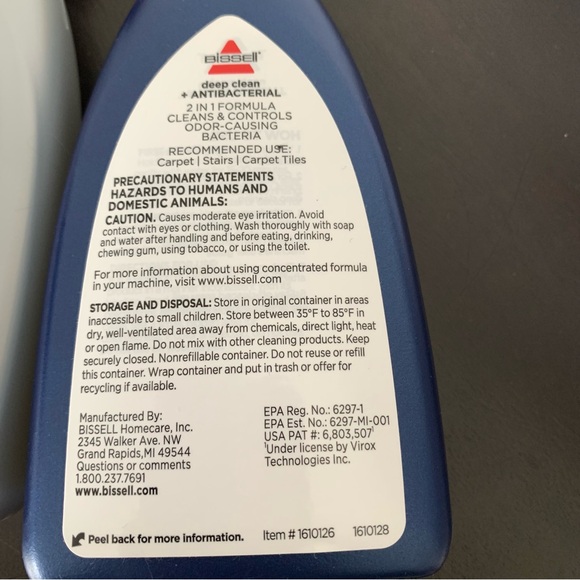 Bissel Carpet Cleaner Bundle 8 oz Bottles - Picture 6 of 7